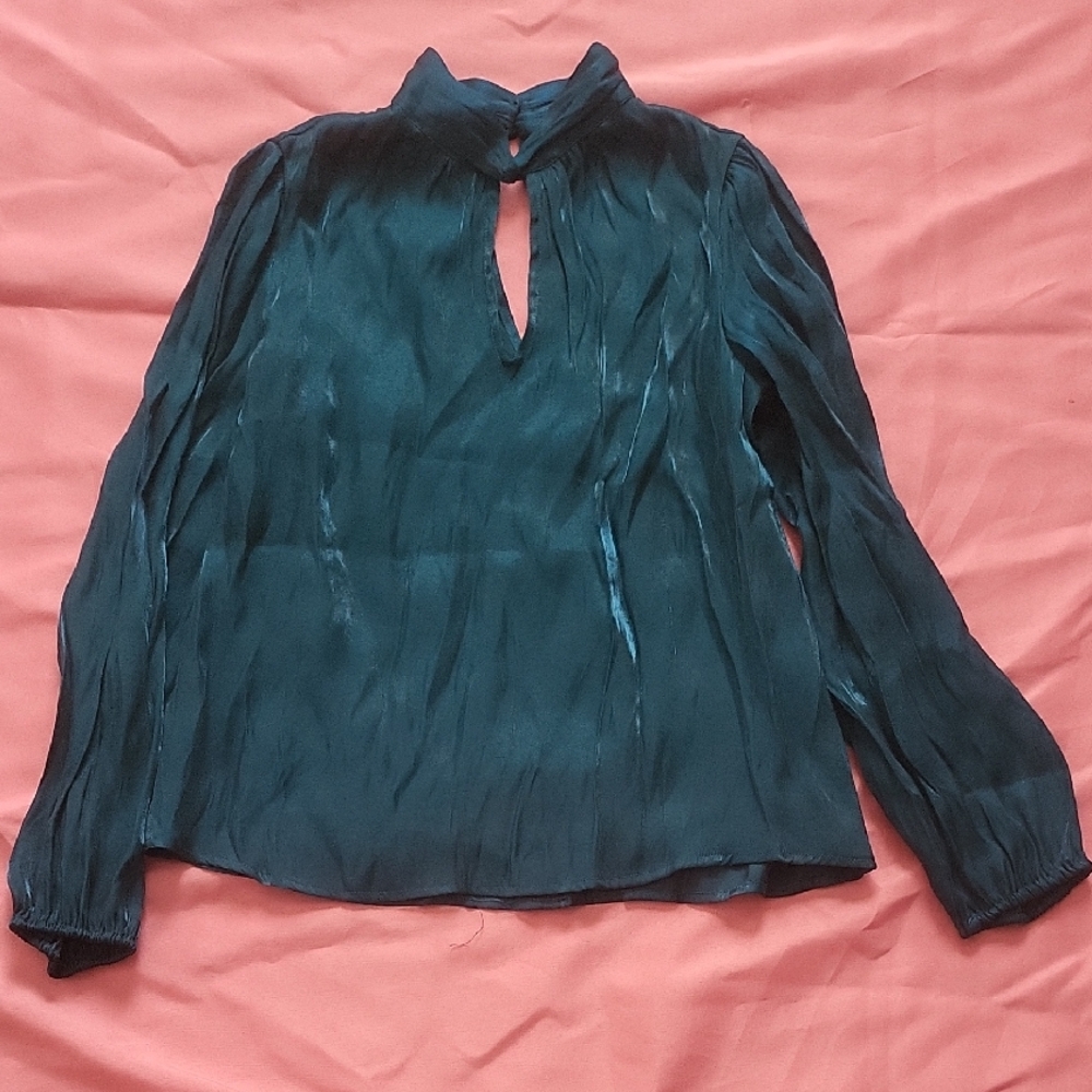 Nine West Deep Teal Blouse